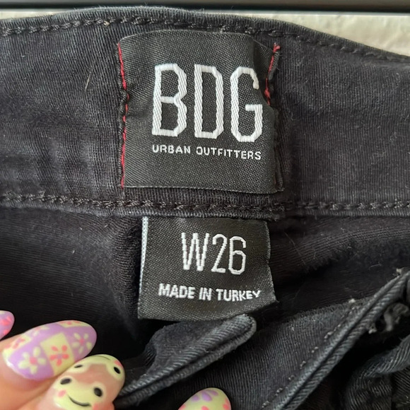 Urban Outfitters BDG Twig High Rise Skinny Jeans Black Size 26 - Picture 4 of 7